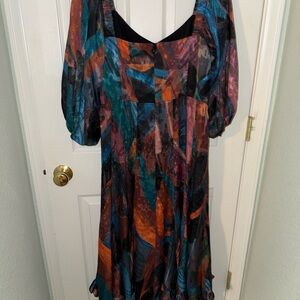 Hutch Multicolor Long Sleeve Dress - read description!